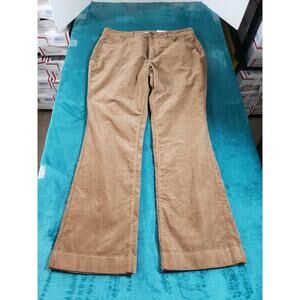 Croft & Barrow Jeans Size 14 Womens Brown Pants Edson Kaki Mid Rise Bootcut NWT